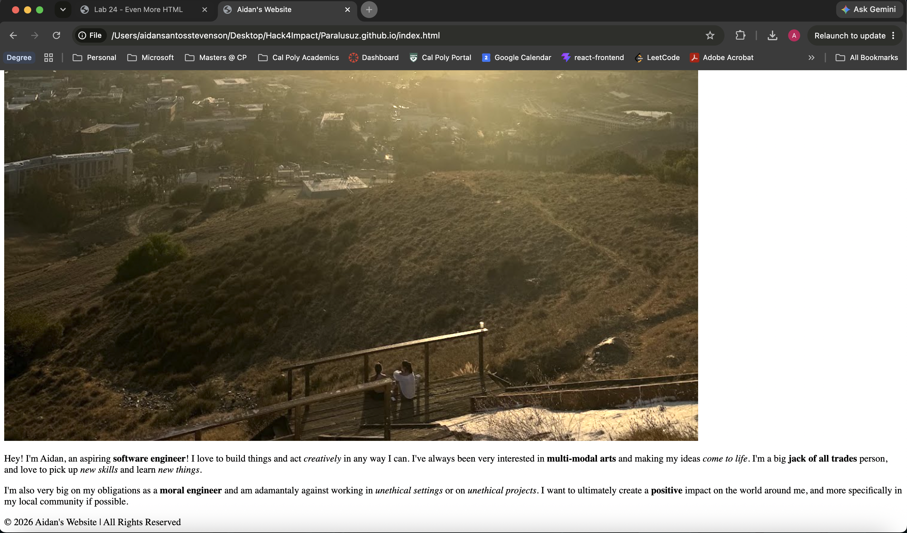 Picture of this website!
